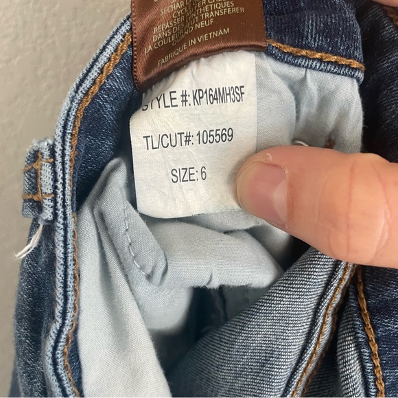 Kut From the Kloth Mia Toothpick Skinny Distressed Skinny Jeans Size 6 - Picture 12 of 12